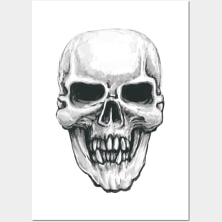 Human Skull Posters and Art